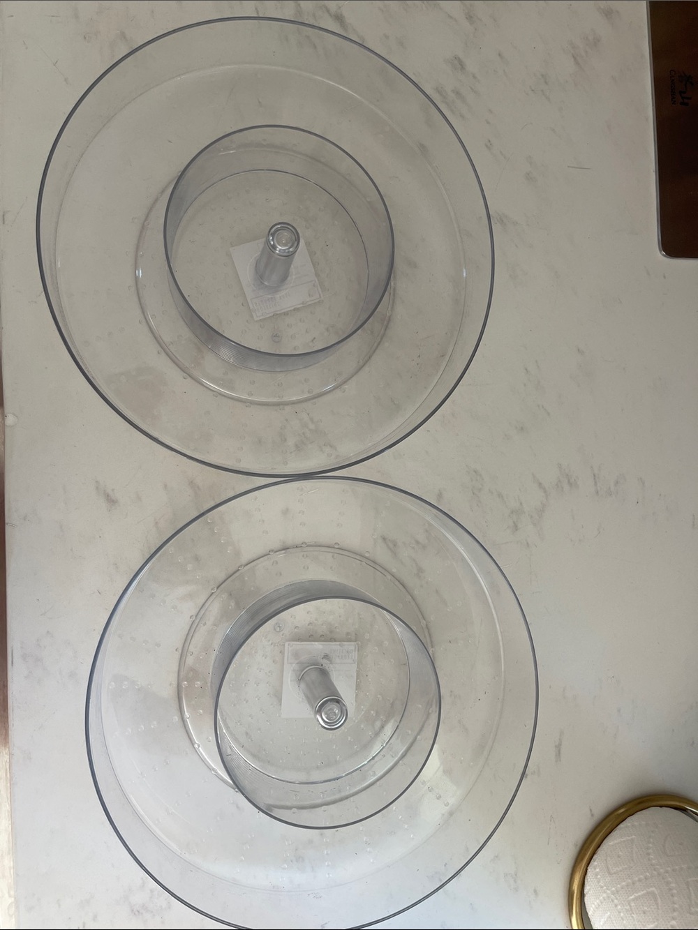 Acrylic Rotating Storage - Set of 2